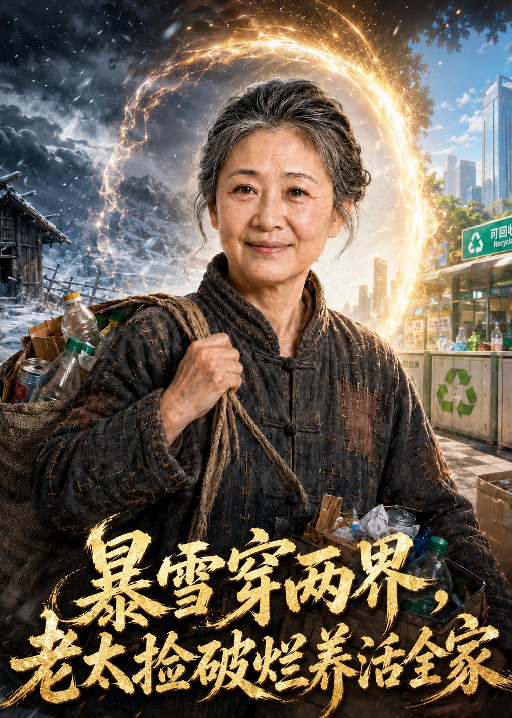 暴雪穿两界老太捡破烂养活全家