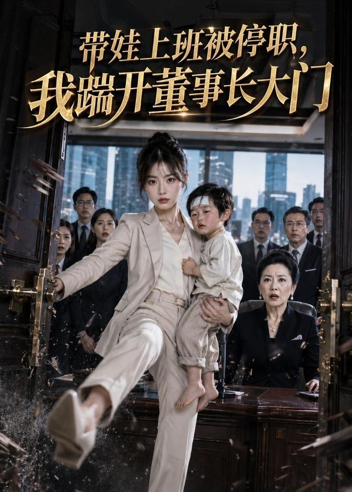 带娃上班被停职我踹开董事长大门