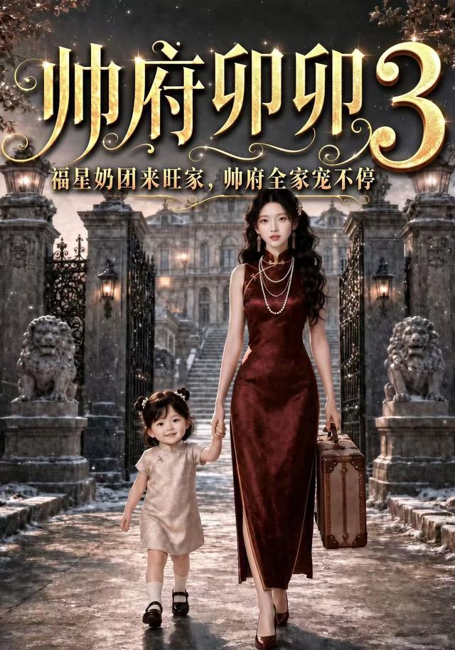 帅府卯卯3福星奶团来旺家帅府全家宠不停