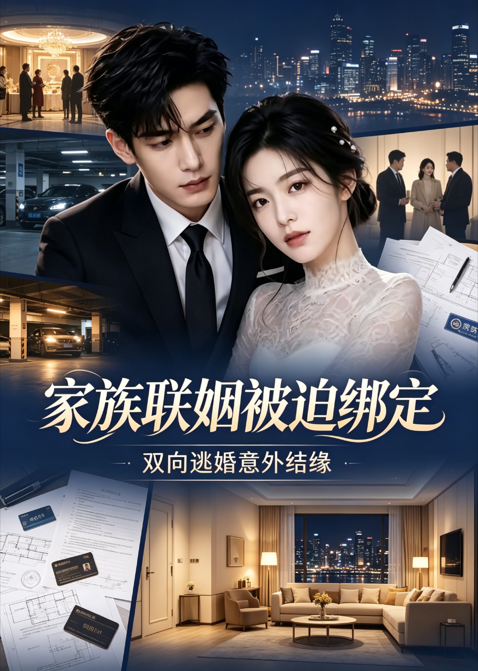 家族联姻被迫绑定双向逃婚意外结缘