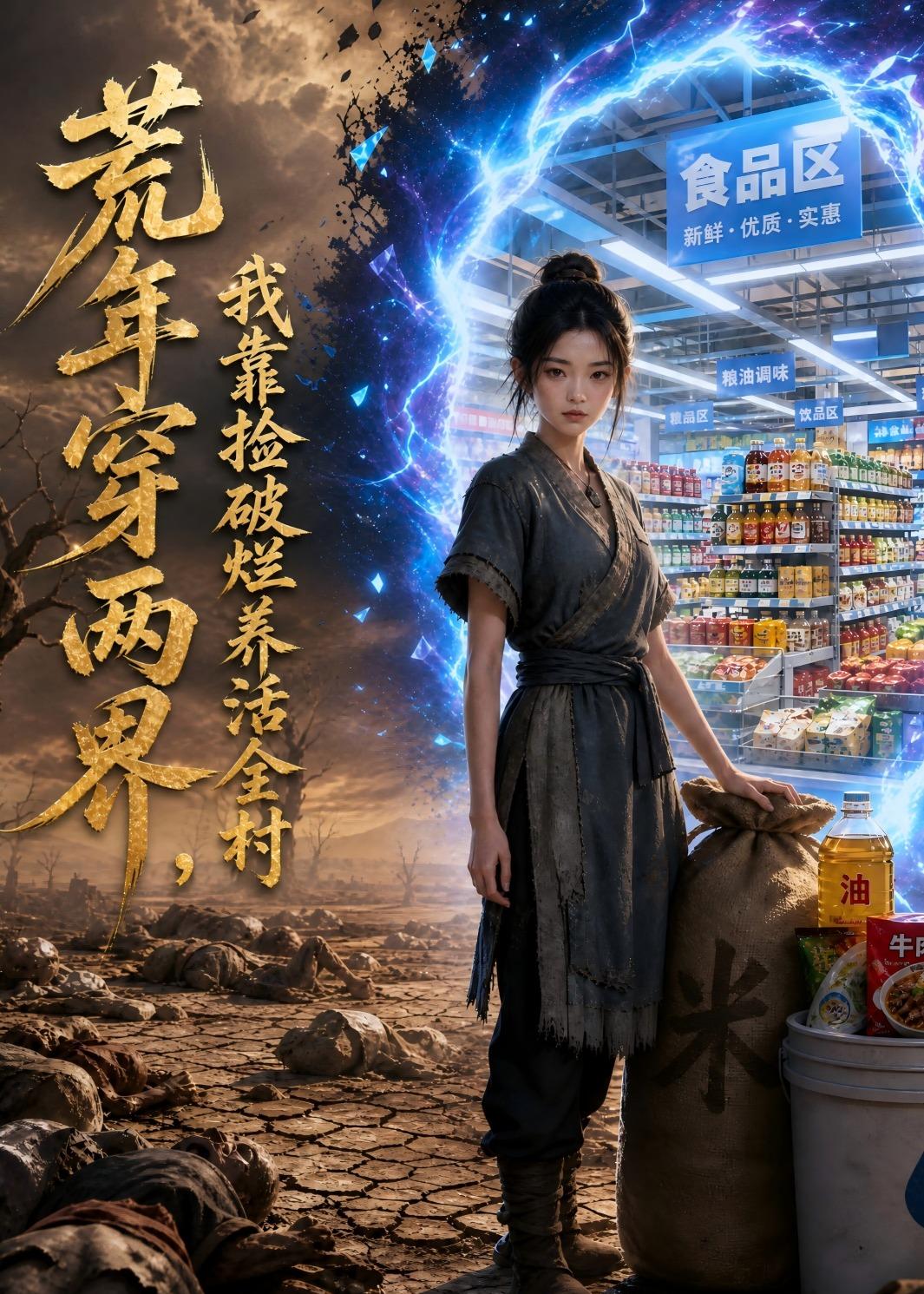 荒年穿两界我靠捡破烂养活全村